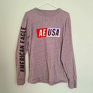 Mens lg American Eagle standard fit gray